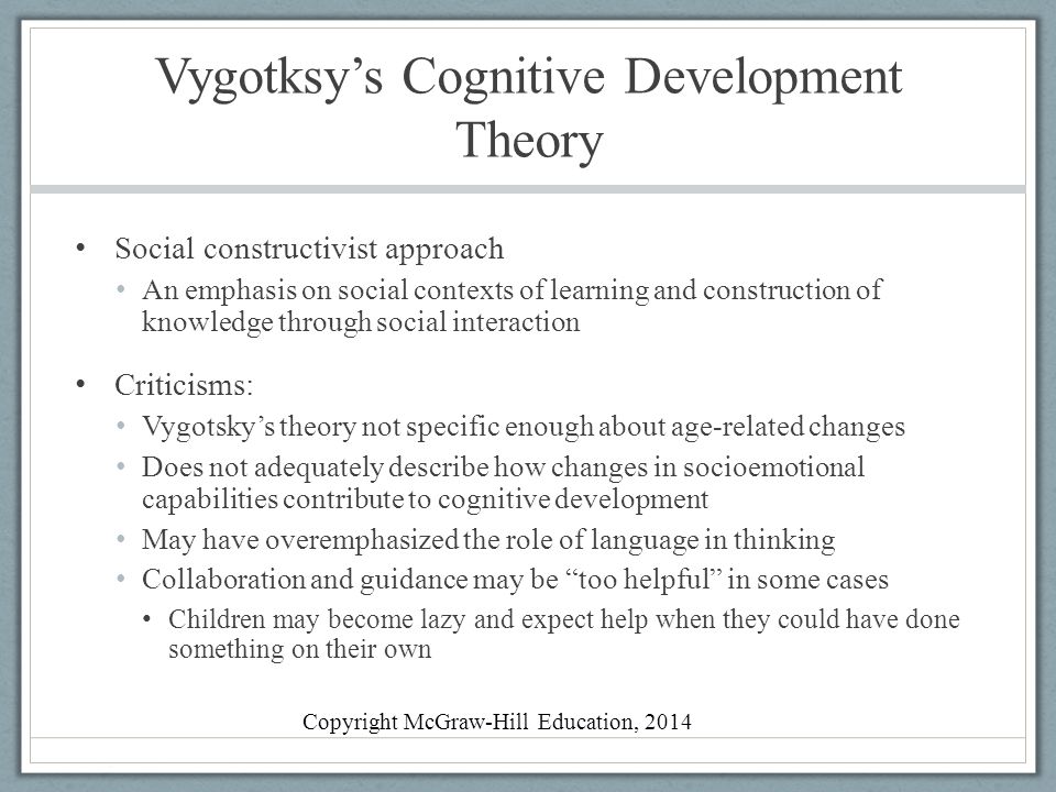 Developmental theories and how they relate to life's stages.